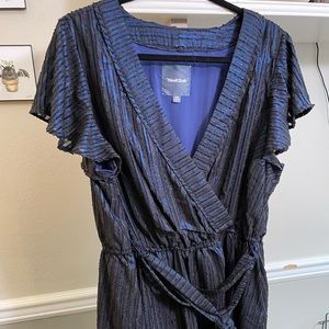 Deep blue ModCloth maxi dress